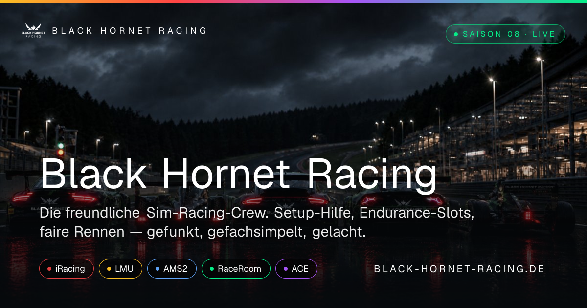 Black Hornet Racing — Sim Racing Crew
